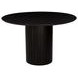 Povera Black Round Dining Room Set