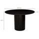 Povera Black 48" Round Dining Table