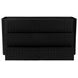 Povera Black 6 Drawer Dresser