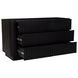 Povera Black 6 Drawer Dresser