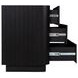 Povera Black 6 Drawer Dresser