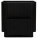 Povera Black 2 Drawer Nightstand