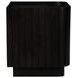 Povera Black 2 Drawer Nightstand