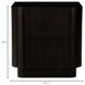 Povera Black 2 Drawer Nightstand