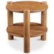 Olsen Vintage Brown Round Occasional Table Set