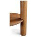 Olsen Vintage Brown Round Accent Table