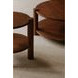 Olsen Vintage Brown Round Accent Table
