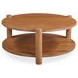 Olsen Vintage Brown Round Occasional Table Set