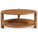 Olsen Vintage Brown Round Occasional Table Set
