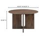 Stanley Dark Brown 48" Round Dining Table