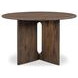 Stanley Dark Brown Round Dining Room Set