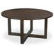 Joel Dark Brown Round Dining Room Set
