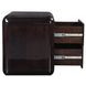 Rory Dark Brown 2 Drawer Nightstand