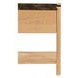 Elio Dark Emperador and Brown 1 Drawer Marble Top Nightstand