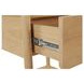 Elio Dark Emperador and Brown 1 Drawer Marble Top Nightstand