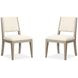 Braelyn Beige Upholstered Side Chair Set of 2