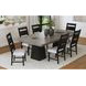 Rizzo Beige Upholstered Dining Side Chair Set of 2