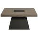 Rizzo Gray and Dark Espresso Square Coffee Table