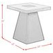 Rizzo Gray and Dark Espresso Square End Table
