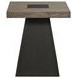 Rizzo Gray and Dark Espresso Square End Table