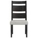 Rizzo Beige Upholstered Dining Side Chair Set of 2