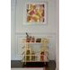 Ireland Gold Leaf Linear Bar Cart