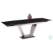 Jessy Black Marquina Extendable Dining Table
