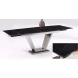 Jessy Black Marquina Extendable Dining Table