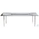 Cristobal Polished Stainless Steel Dining Table