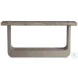 Azzura Weathered Greige Honed Silver Travertine Console Table
