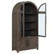 Burlington Brown 4 Door Curio Cabinet