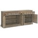 Reforma Brown 4 Door Credenza