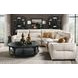 Vann White Leather 6 Piece Modular Power Reclining Sectional with Power Headrest