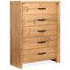 Highridge Honey Wheat 5 Drawer Chest