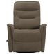 Gemini Snazzy Shiitake Manual Swivel Glider Recliner