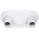 Eris White Outdoor 87" Oval Dining Table