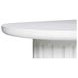 Eris White Outdoor 87" Oval Dining Table