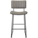 Tribeca Gray Upholstered Bar Stool