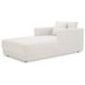 Bryn Oyster 77" Chaise with Pillow