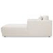 Bryn Oyster 77" Chaise with Pillow