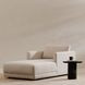 Bryn Oyster 77" Chaise with Pillow