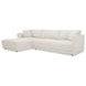 Bryn Oyster 2 Piece Modular LAF Sectional with Pillows