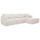 Bryn Oyster 2 Piece Modular RAF Sectional with Pillows
