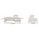 Bryn Oyster 2 Piece Modular RAF Sectional with Pillows