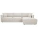 Bryn Oyster 2 Piece Modular RAF Sectional with Pillows