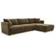 Bryn Heritage Cedar Green 2 Piece Modular RAF Sectional with Pillows