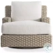 Trieste Pampas And Cream Outdoor Swivel Chair