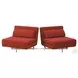 LK06-2 Red Fabric Premium Sofa Bed