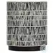 Alistair White Bone And Black Round Accent Table