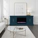 Jordan Denim Blue 65" TV Stand with Fireplace